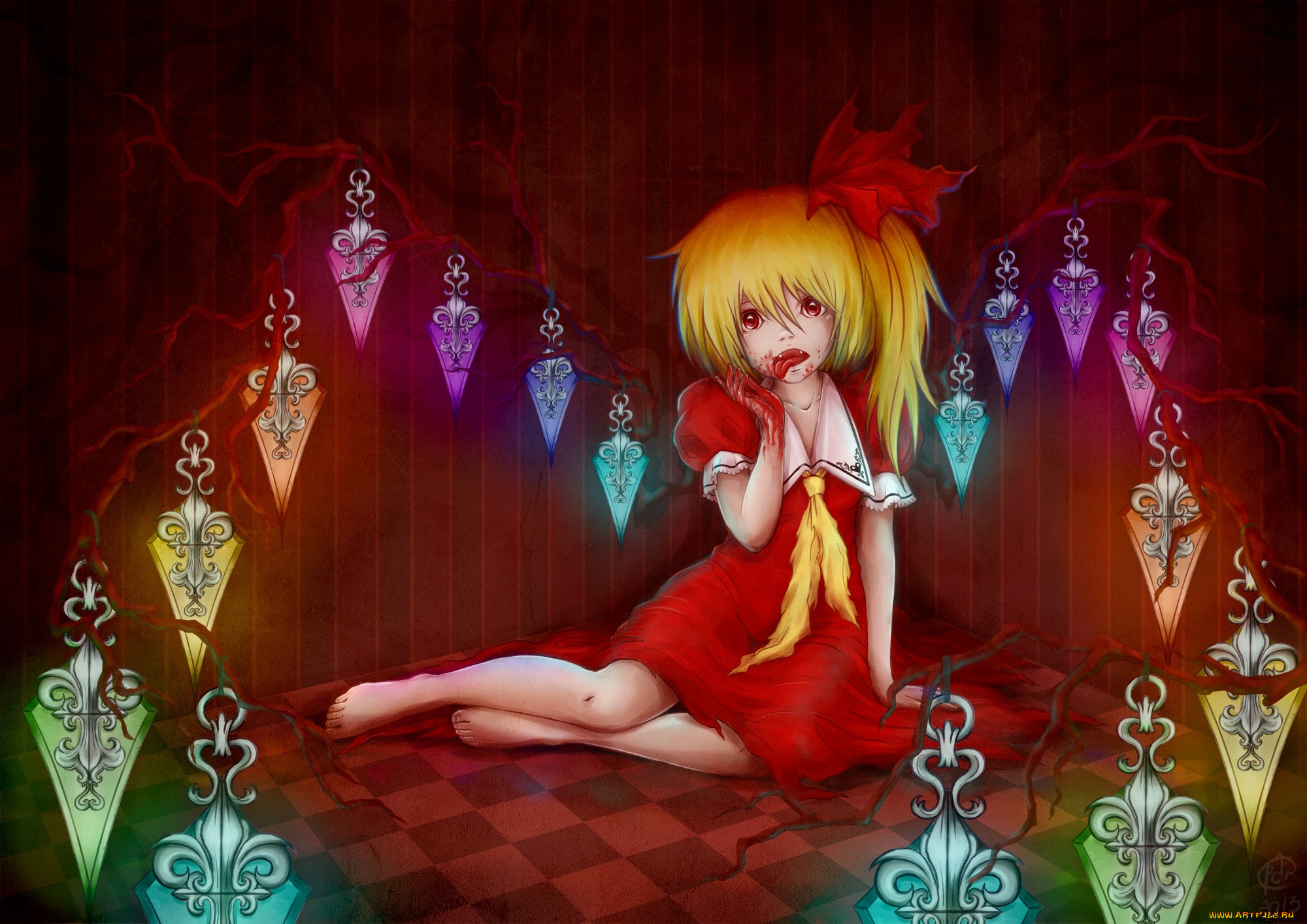 , touhou, , , , flandre, scarlet